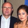 Orianne Cevey et Phil Collins en 2003