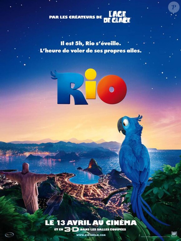 Des images du film d'animation Rio.