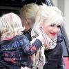 Gwen Stefani, son mari Gavin Rossdale et leurs enfants rendent visite à des amis à Lakewood, le 2 janvier 2011.