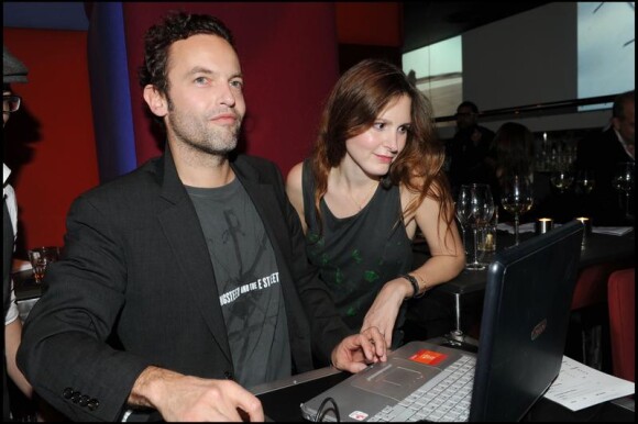 Justine Lévy et Patrick Mille, en février 2010.