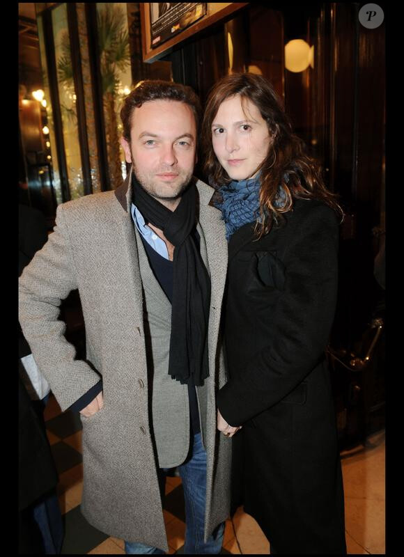 Justine Lévy et Patrick Mille en mars 2008.