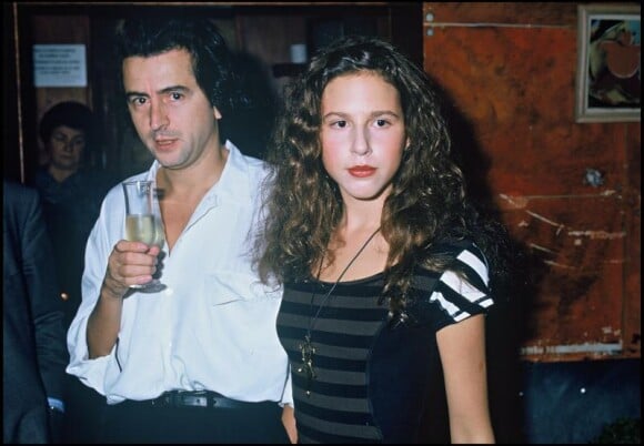 Justine Lévy et Bernard-Henri Lévy en 1990.
