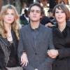 Benjamin Siksou entouré de Cécile Cassel et Audrey Estrugo lors du Festival du Film de Rome