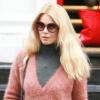Claudia Schiffer va chercher ses enfants à l'école, le 7 janvier 2011.