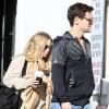 Ashley Olsen et son petit ami Justin Bartha font du shopping dans des boutiques de Hollywood, mardi 4 janvier.