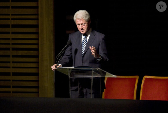 Cérémonie en hommage au diplomate Richard Holbrooke, disparu le 13 décembre 2010 au Kennedy Center à Washington D.C, le 14 janvier 2011. ici Bill Clinton