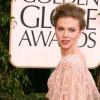 Scarlett Johansson lors de la 68e cérémonie des Golden Globes à Los Angeles le 16 janvier dans une fabuleuse parure Elie Saab...