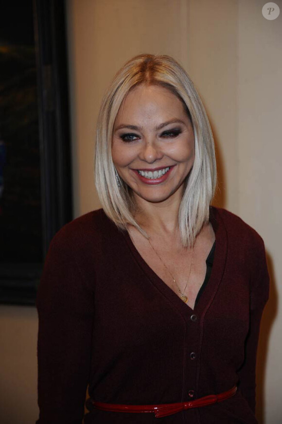 Ornella Muti à la conférence de presse qui dévoilait la programmation des théâtres parisiens privés. 18 janvier 2011