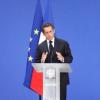 lors du discours de Nicolas Sarkozy, le mercredi 19 janvier 2011. Il a présenté ses voeux au monde de l'éducation et de le culture.