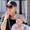 Amy Adams et sa petite famille à Los Angeles, le 20 janvier 2011.