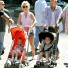 Britney Spears accompagnée de ses fils et de son compagnon Jason Trawick