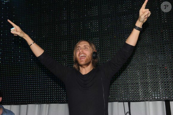 David Guetta durant l'after-party des NRJ Music Awards 2011 au  Palm Beach de Cannes le 22 janvier 2011