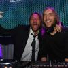 David Guetta et Bob Sinclar durant l'after-party des NRJ Music Awards 2011 au  Palm Beach de Cannes le 22 janvier 2011