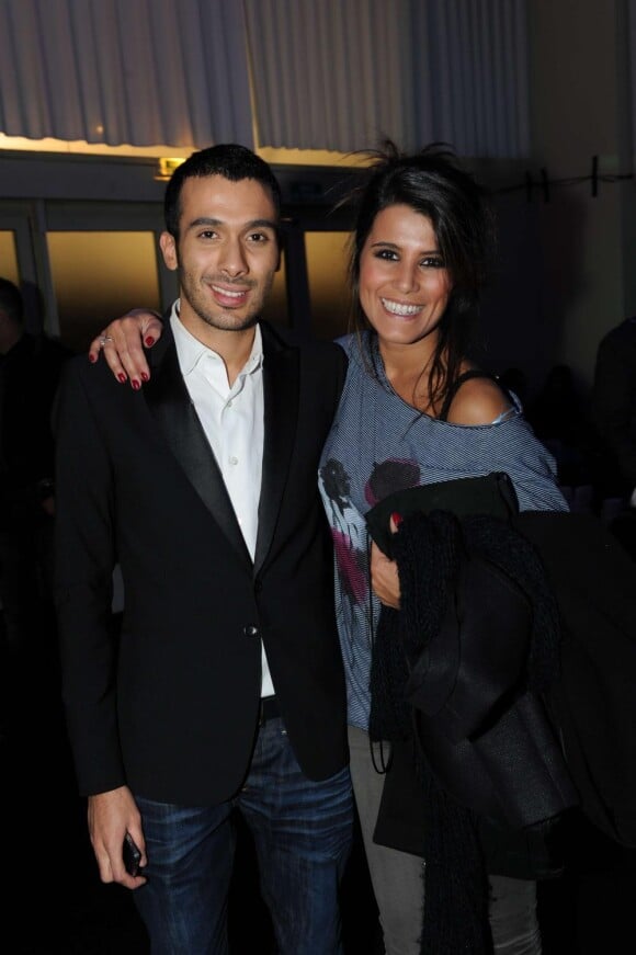 Mustapha El Atrassi et Karine Ferri lors de l'after-party des NRJ Music Awards 2011 au Palm Beach de Cannes le 22 janvier 2011