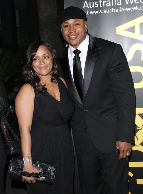 LL Cool J et sa femme lors du gala G'Day Black Tie à Hollywood le 22 janvier 2011