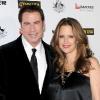 John Travolta et Kelly Preston lors du gala G'Day Black Tie à Hollywood le 22 janvier 2011