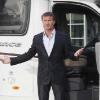 David Coulthard ouvre le salon de la caravane et camping-car à Glasgow, le 3 février 2011