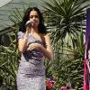 Katy Perry donne une conférence de presse à Mexico (Mexique) à  l'occasion de la sortie de son parfum Purr, samedi 5 février, puis  rencontre ses fans locaux pour une séance de dédicaces.