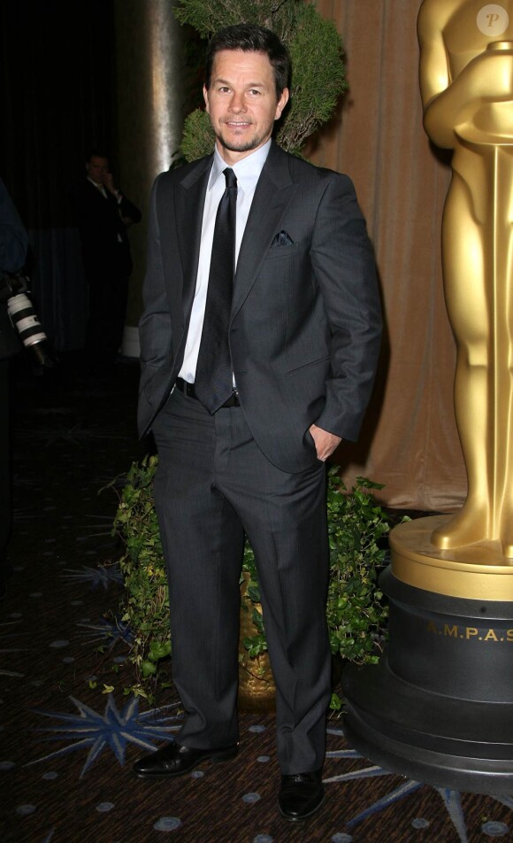 Mark Wahlberg lors du déjeuner des nominés des Oscars, au Beverly Hilton de Beverly Hills, à Los Angeles, le 7 février 2011.
