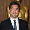 Javier Bardem lors du déjeuner des nominés des Oscars, au Beverly Hilton de Beverly Hills, à Los Angeles, le 7 février 2011.