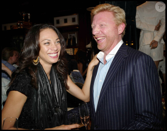 Boris Becker et sa femme Lilly en juin 2010