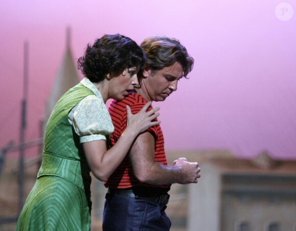 Roberto Alagna et Angela Gheorghiu sur scène en 2007.