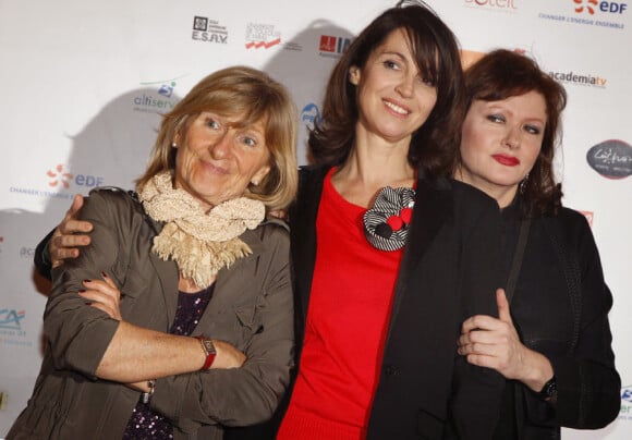 Joëlle Goron, Zabou Breitman et Catherine Jacob lors de l'ouverture du festival de Luchon le 9 février 2011