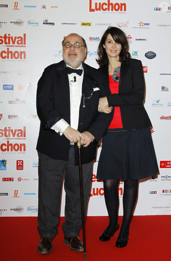 Serge Moati et Zabou Breitman lors de l'ouverture du festival de Luchon le 9 février 2011