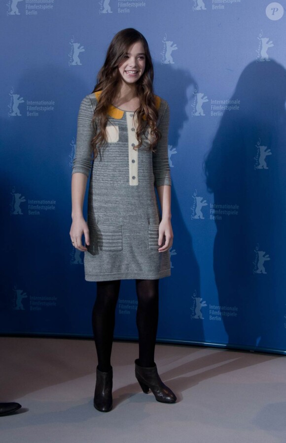 Hailee Steinfeld lors du photocall de True Grit, à Berlin, qui ouvrira ce soir la 61e Berlinale, le 10 février 2011.