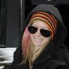 Avril Lavigne et son petit ami Brody Jenner arrivent à leur hôtel de Londres, dimanche 13 février.
