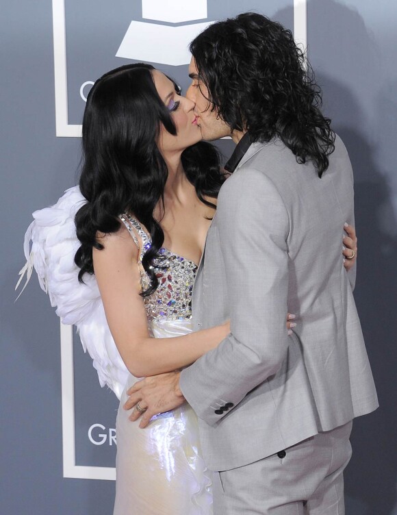 Katy Perry et Russell Brand à la cérémonie des Grammy Awards, le 13 février 2011.