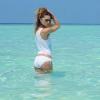 Erin Wasson pour la campagne Esprit shootée aux Maldives
