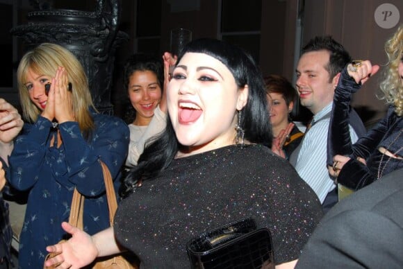 Beth Ditto lors de la soirée Vivienne Westood à Londres le 18 février 2011 où elle a célébré son anniversaire