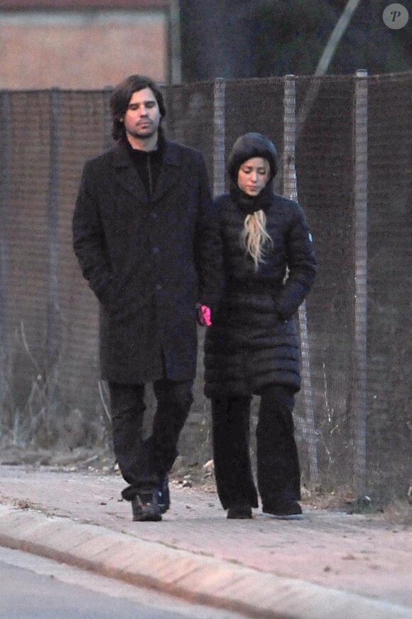 Shakira et Antonio de la Rua, en novembre 2010 en Espagne,