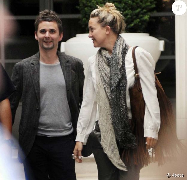 Matthew Bellamy et Kate Hudson, Londres, le 22 juillet 2010