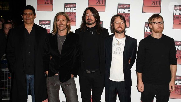 NME awards 2011, le 23 février à Londres : Davoe Grohl et les Foo Fighters
