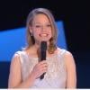 Jodie Fostel, présidente du jury, lors de son discours durant la 36e nuit des César, vendredi 25 février.