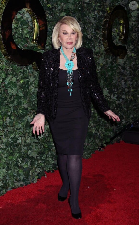 Joan Rivers à  la QVC Red Carpet Style Party à Los Angeles, le 25 février 2011.