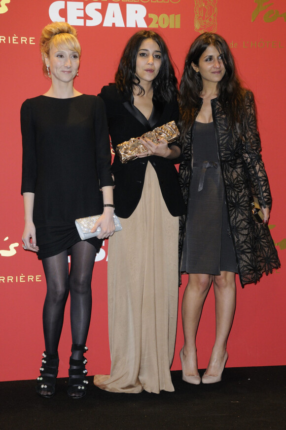 Audrey Lamy, Leïla Bekhti et Géraldine Nakache lors des César 2011