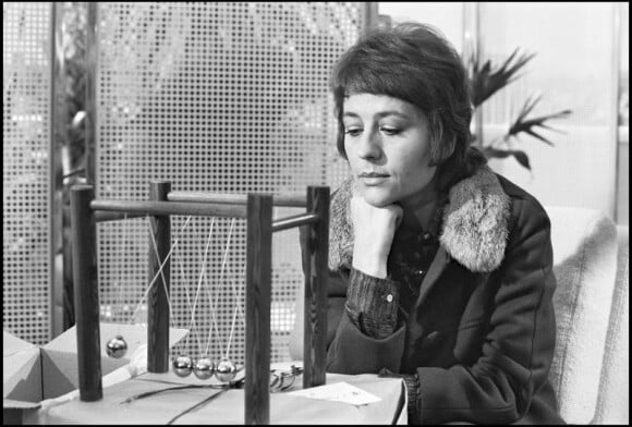Annie Girardot sur le tournage de Elle cause plus, elle flingue en 1972