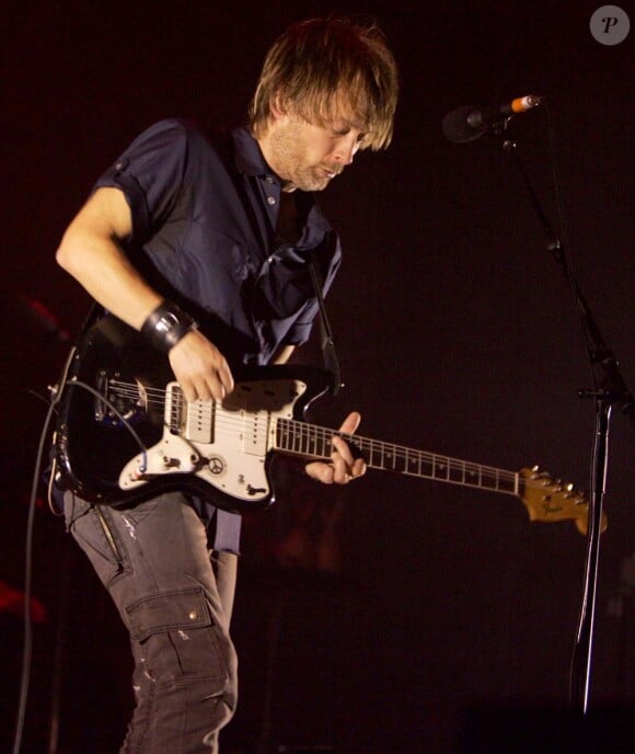 Thom Yorke, leader du groupe Radiohead, Los Angeles, le 19 octobre 2009