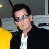 Charlie Sheen à la sortie de CNN, Los Angeles, le 28 février 2011