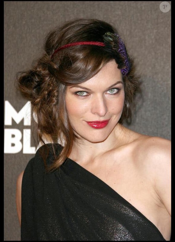Milla Jovovich, magnifique lors de la soirée caritative "Montblanc signature for good" au profit de l'UNICEF en 2009.