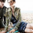 Tara Ferry et Tali Lennox pour la campagne de Mars de Burberry 