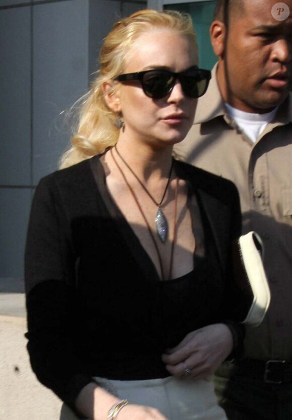 Lindsay Lohan, devant le tribunal de Los Angeles, le 23 février 2011