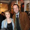 Christian Vadim et sa femme lors du cocktail Gérard Darel le 9 mars à Paris en présence de Robin Wright, ambassadrice de la maison