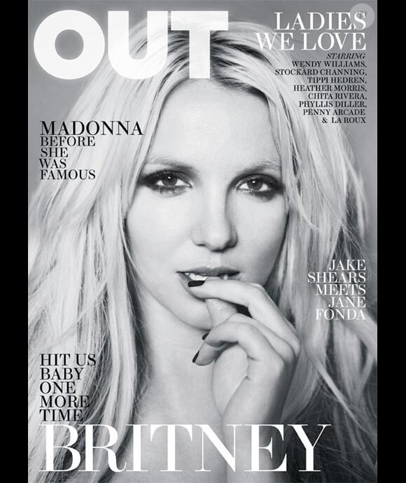 Britney Spears en couverture de Out, avril 2011