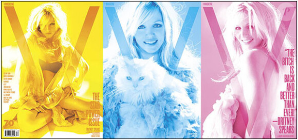 Britney Spears en couverture de V Magazine, mars 2011