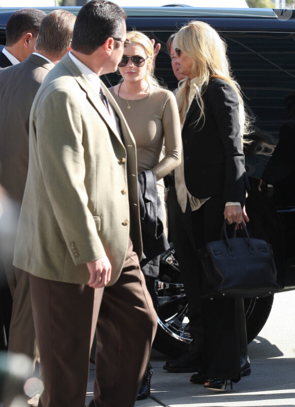 Lindsay Lohan arrivant au tribunal le 10 mars 2011 pour une audience à Los Angeles