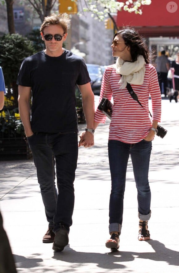 Daniel Craig et son ex-fiancée Satsuki Mitchel, New York le 4 avril 2010